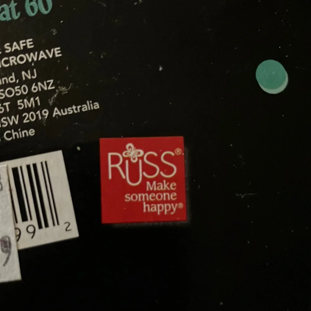 Russ‎ “Sassy & Sexy at 60” party pack: mug, buttons, whistles
